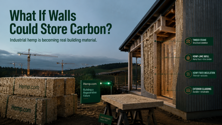 Did You Know Hemp Can Be Turned Into Building Materials?