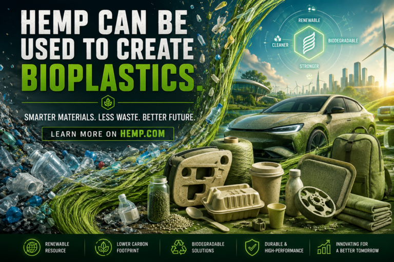 Hemp Bioplastics Promise a Cleaner Future—If the Supply Chain Can Catch Up