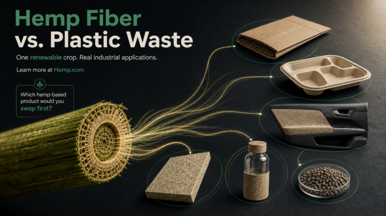Industrial Hemp Takes Aim at Plastic Waste—One Renewable Fiber at a Time