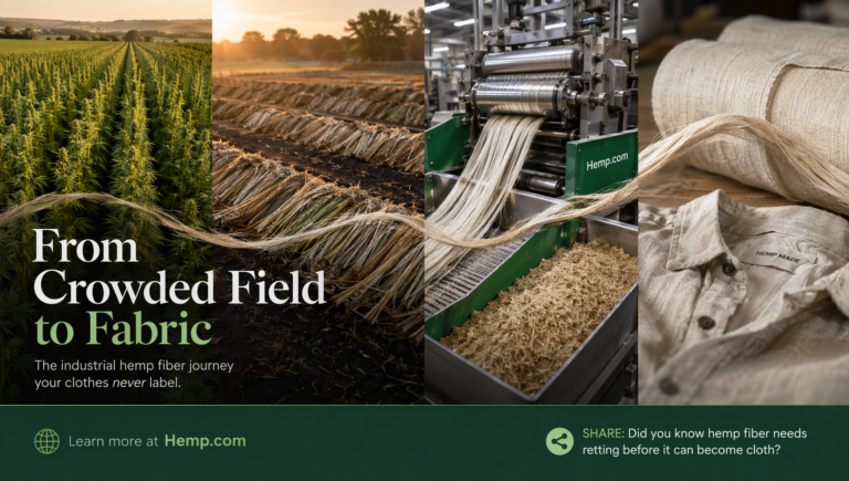 Your Shirt Started as a Crowded Hemp Field: The Farm-to-Fabric Journey Nobody Labels
