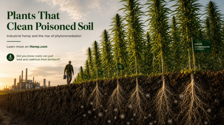 Phytoremediation: How Industrial Hemp Turns Poisoned Soil Into a Living Cleanup Crew