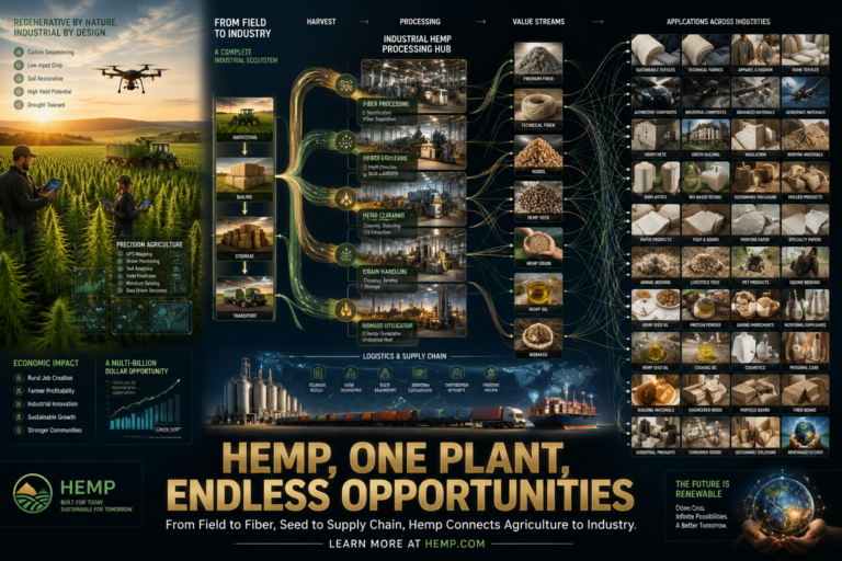 Hemp, One Plant, Endless Opportunities: An Industrial Supply Chain Playbook