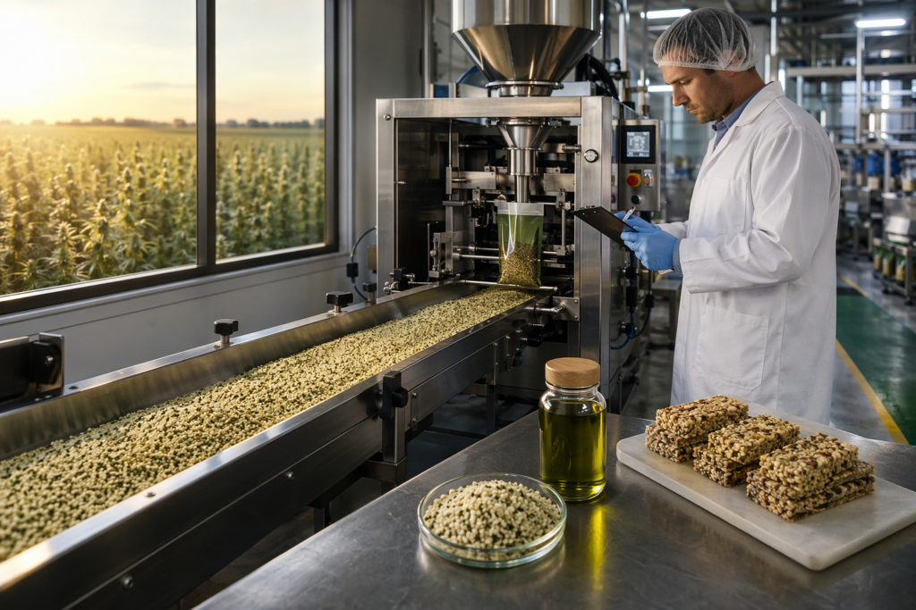 making hemp superfoods