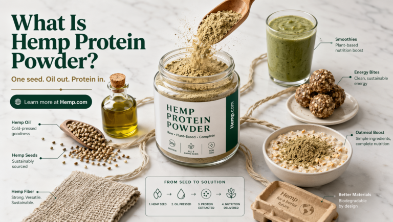 What Is Hemp Protein Powder? The Plant Protein Hiding in Plain Sight